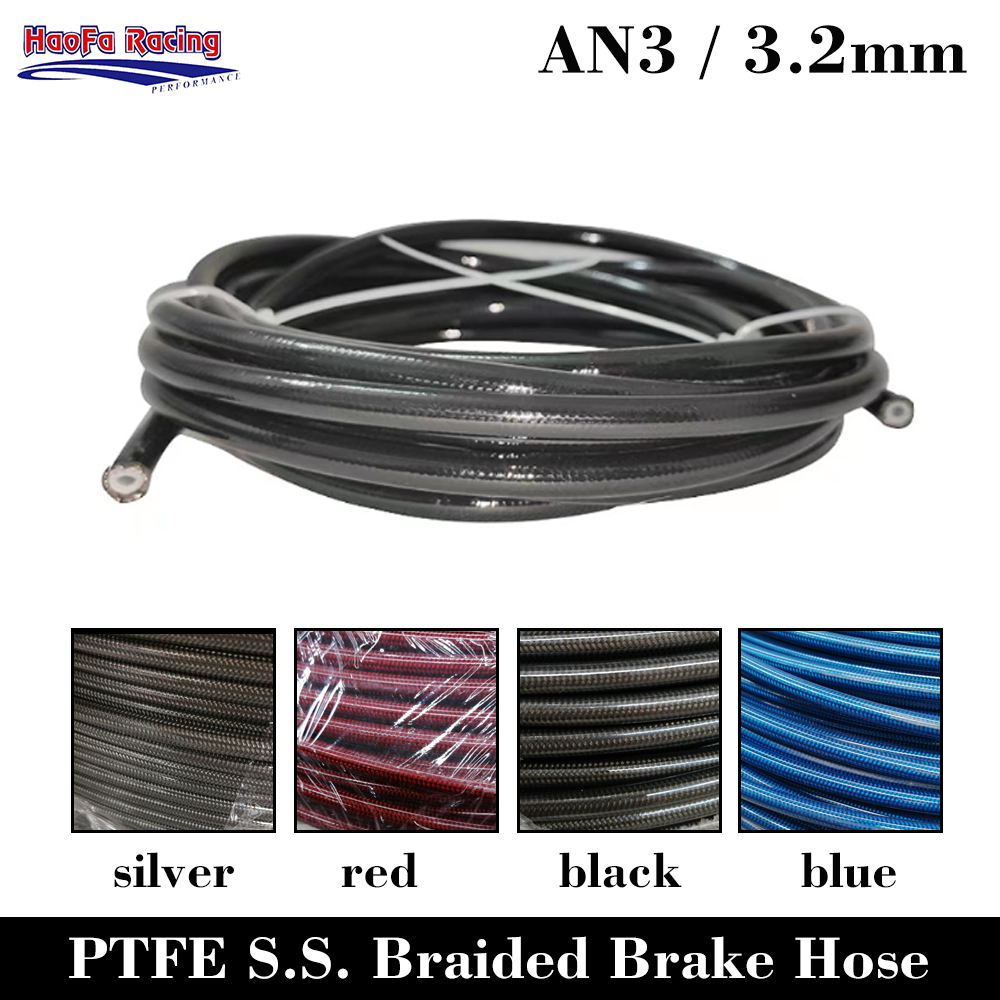 Flexible Hose Braided - AN3 Motorfiets PTFE Remleidingen Pijpslang ID