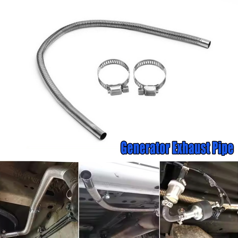 Flexible Hose Braided - Uitlaatslang voor generator Uitlaatpijpen voor motorfietsen