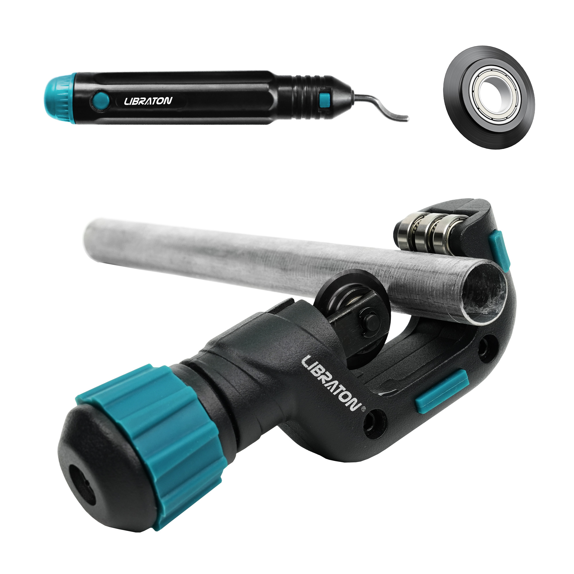 Pipe Cutter Ratchet - LIBRATON pijpsnijder met mes en buissnijder