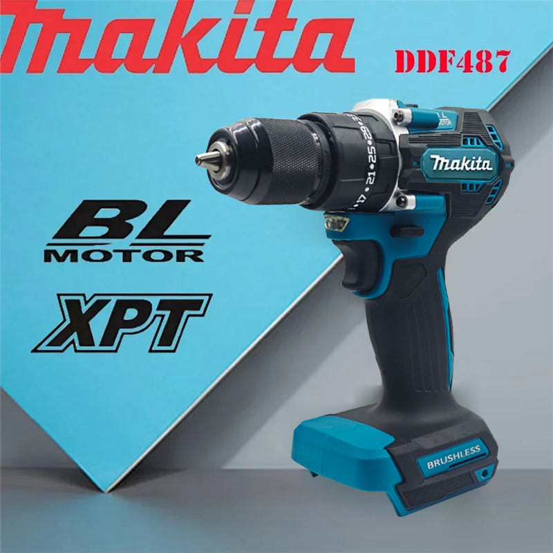 Makita Drill Ddf484 - Makita Batterij 18v Makita DDF487 Accuschroevendraaier