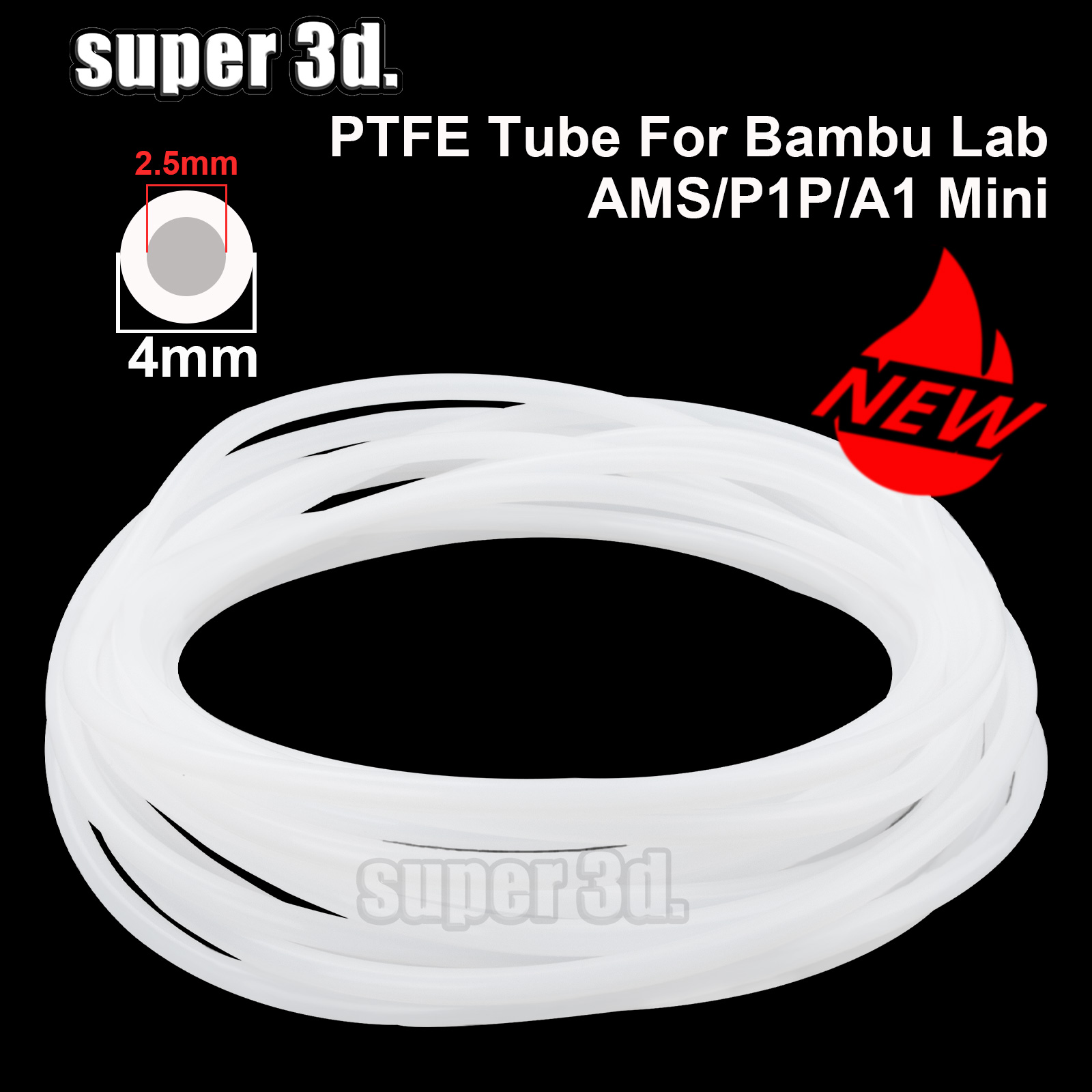 Ptfe Tape Thread - PTFE Buis 3D Printer 2.5mm 4mm