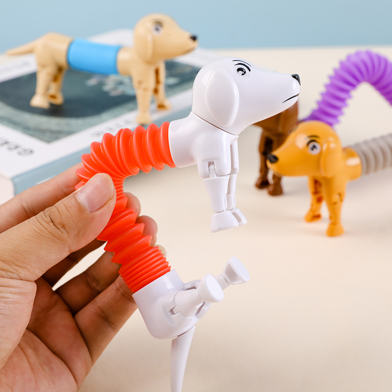 Pipe Bending Spring - Nieuwigheid Lente Hond Pop Buizen Zintuiglijke