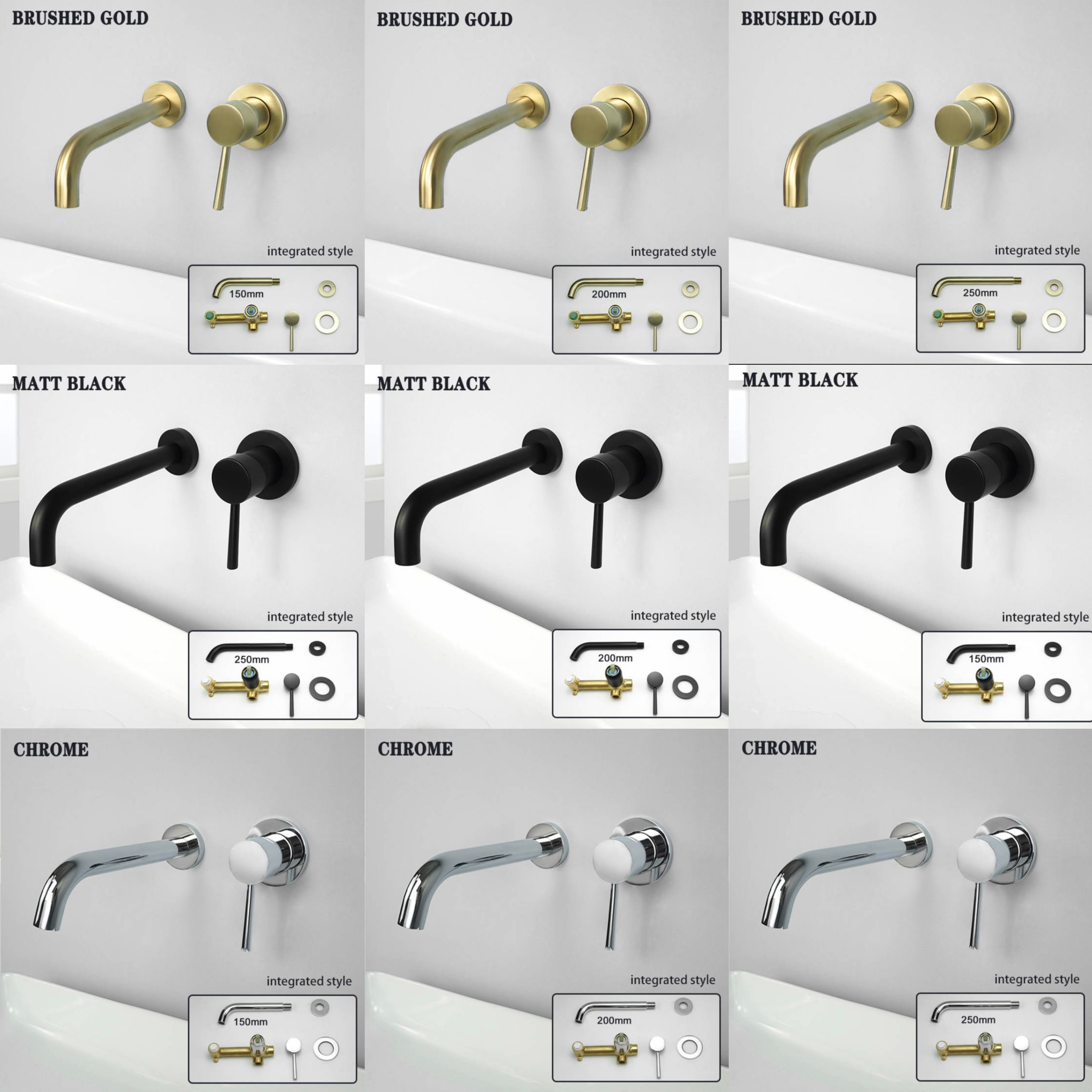 Basin Mixer Cartridge - Messing badkamer wastafel kraan wastafel kraan