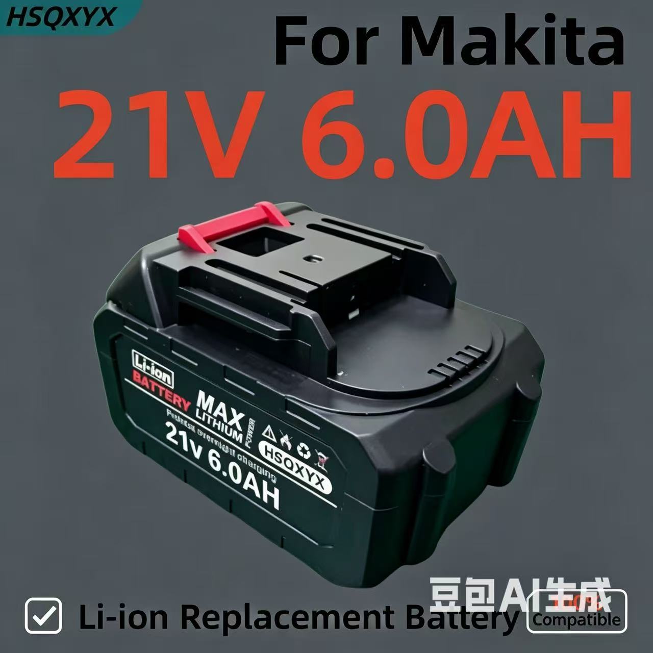 Makita Drill Hp1640 - voor Makita 21V 6.0Ah Smart Battery