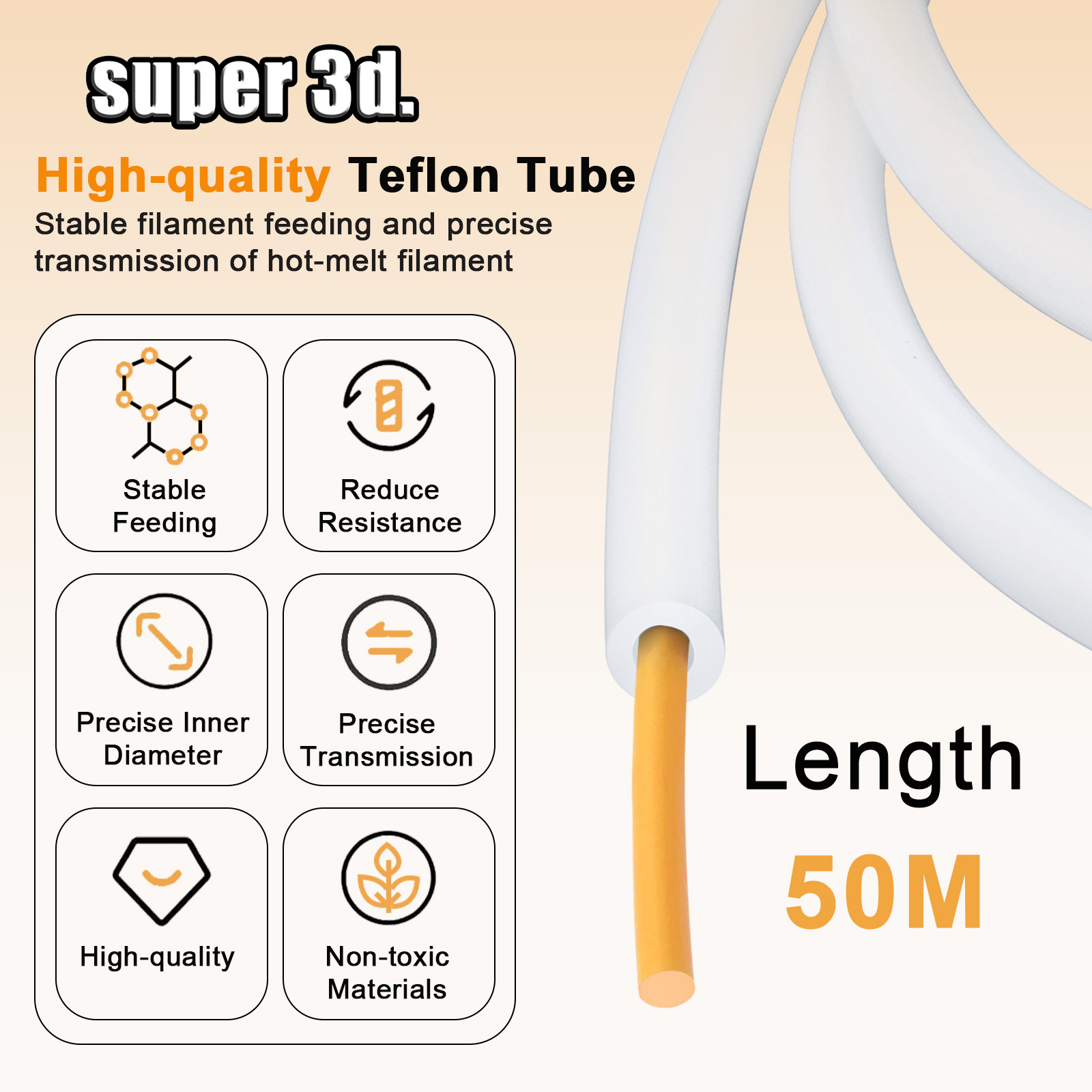 P2S Teflon Buis 3D Printer 2.5 - Ptfe Tape Thread recensie en prijs
