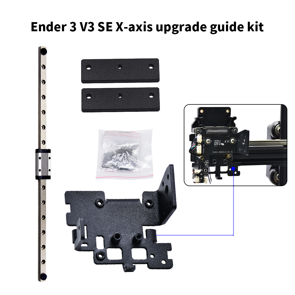 Ender-3 V3 SE Y-as dubbele lin - Creality Printer Ender 3 recensie en prijs