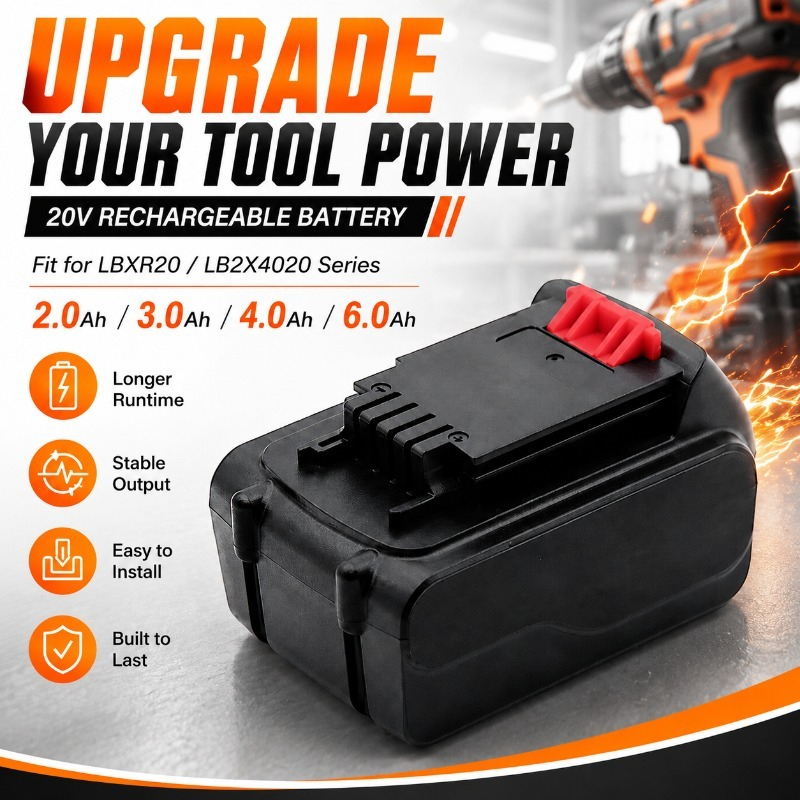 20V Max 6.0Ah lithium-ion verv - Black+Decker Tool 20V Max recensie en prijs