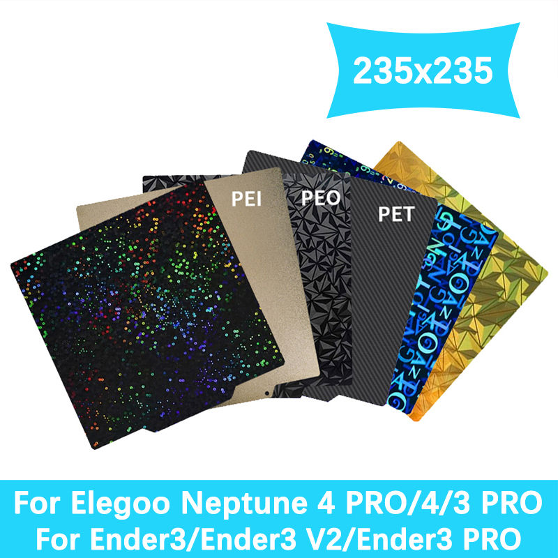 235x235mm PEI PEO PET PEY Lent - Creality Printer K1 recensie en prijs