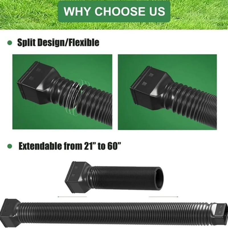 Flexibele intrekbare regenpijp - Flexible Hose Braided recensie en prijs