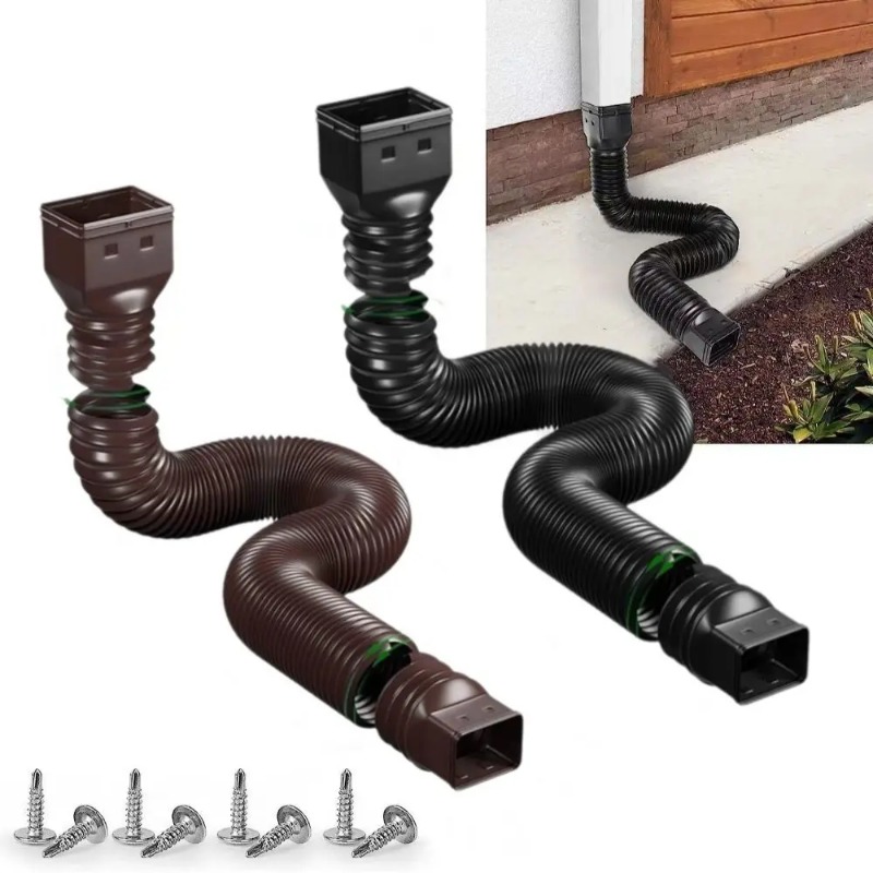 Flexibele intrekbare regenpijp - Flexible Hose Braided recensie en prijs