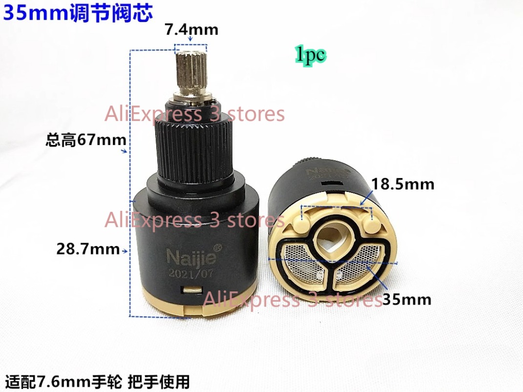 1pcs 28mm/35mm/40mm Water Meng - Basin Mixer Cartridge recensie en prijs