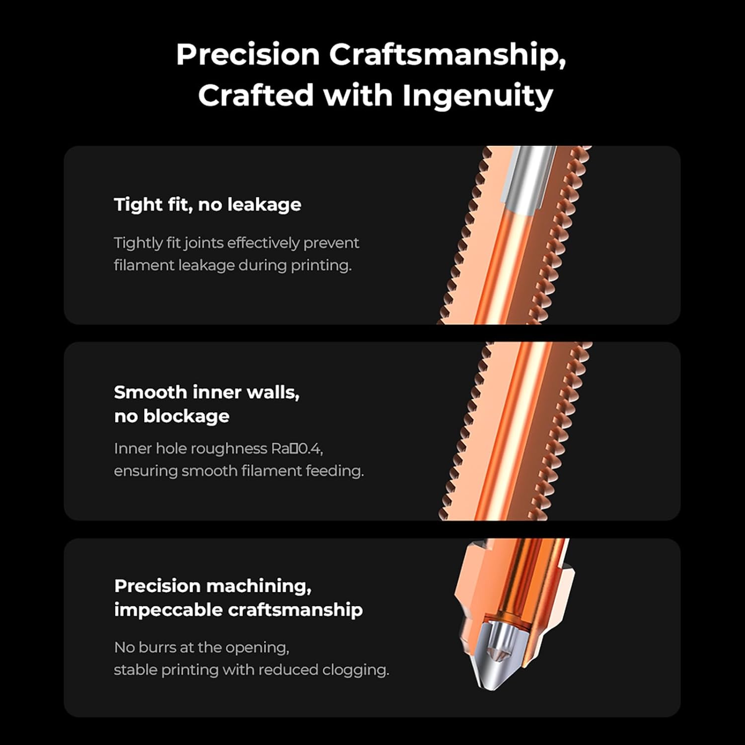 1/3/5PCS Creality K1C mondstuk - Creality Printer K1 recensie en prijs
