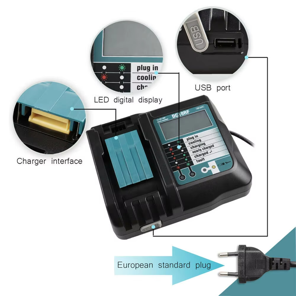 DC18RF Li-ion supersnelle opla - Makita Drill Hp1640 recensie en prijs