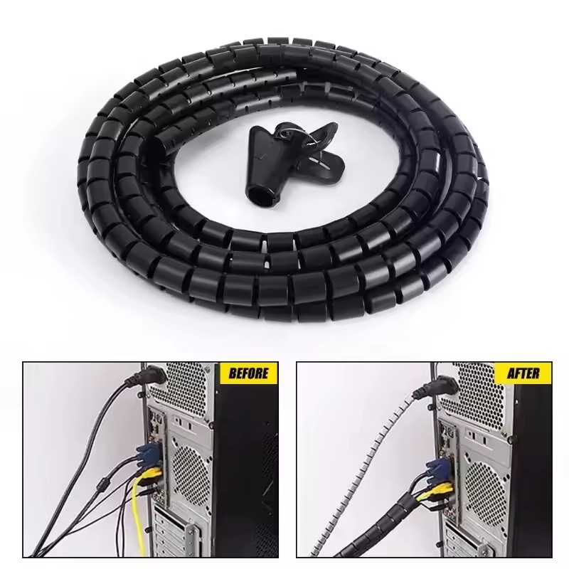 2M Flexibele spiraalkabelorgan - Plastic Pipe Clip recensie en prijs
