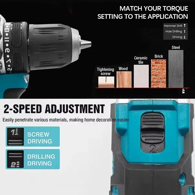 Makita DDF487 18V borstelloze  - Makita Drill Ddf484 recensie en prijs