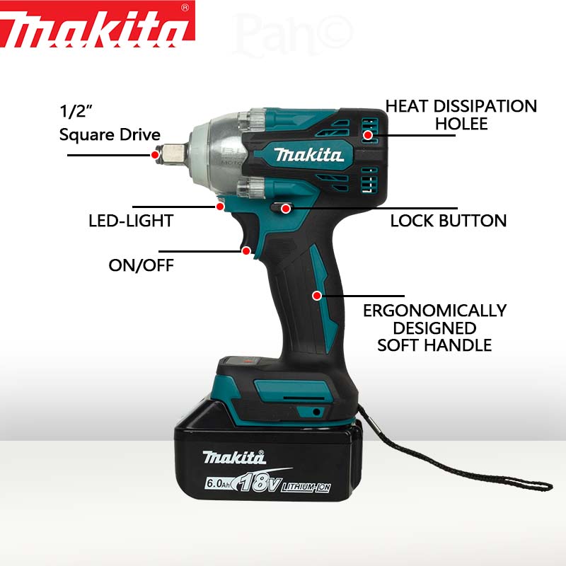 MAKITA DTW300Z Borstelloze lit - Makita Drill Dtw300 recensie en prijs