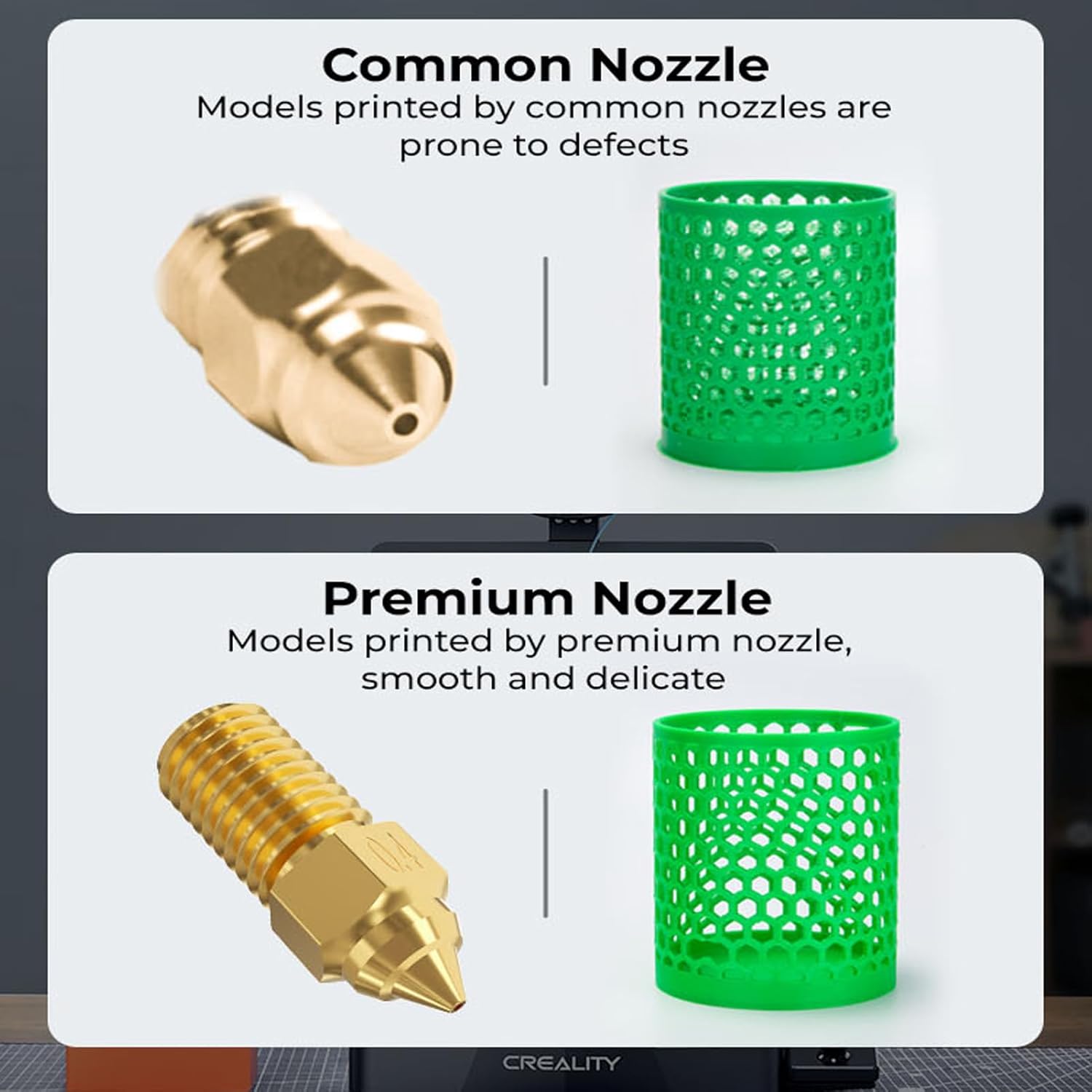 Creality Ender 3 V3 SE-mondstu - Creality Printer K1 recensie en prijs