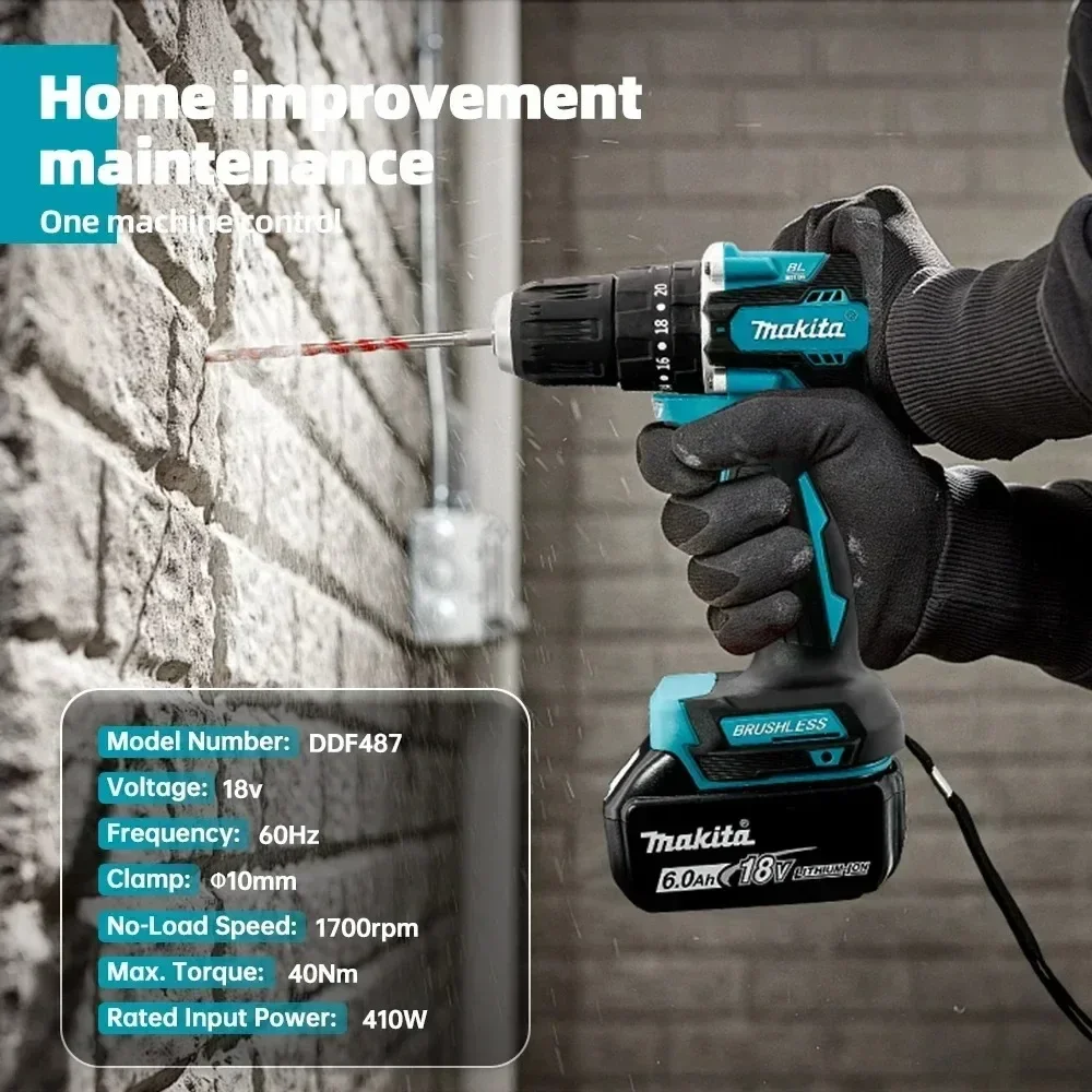 Makita 100% originele DDF487 d - Makita Drill Ddf484 recensie en prijs