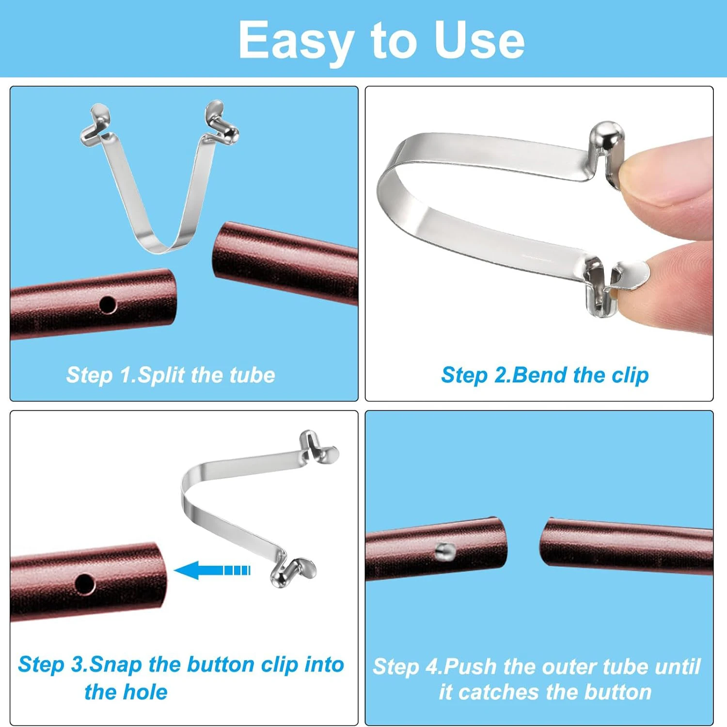 5-10 Stuks Dubbele Knop Kajak  - Pipe Bending Spring recensie en prijs