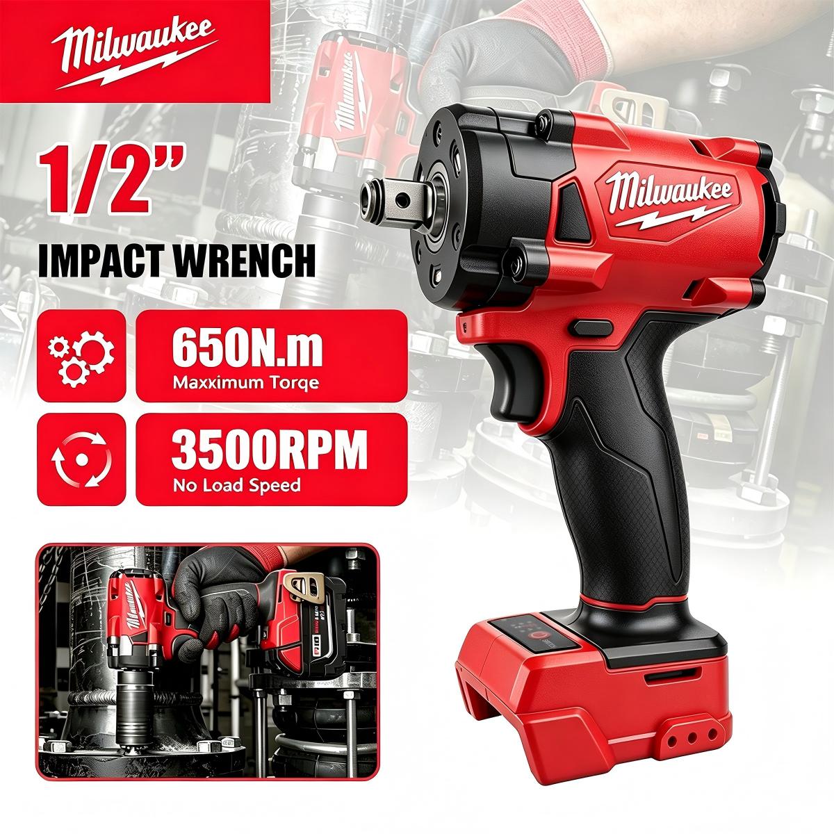 Milwaukee 1/2' M18 FUEL borste - Milwaukee Drill M18 Fuel recensie en prijs